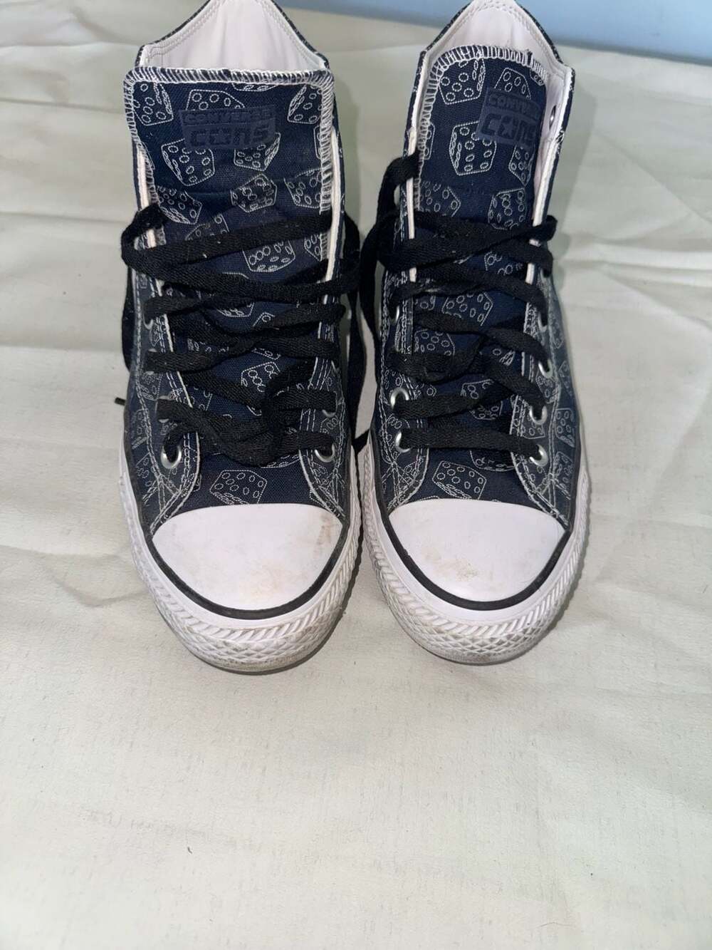 Converse CONS CTAS Pro Hi Dice Obsidian Black White Sneakers  Men's Size 10